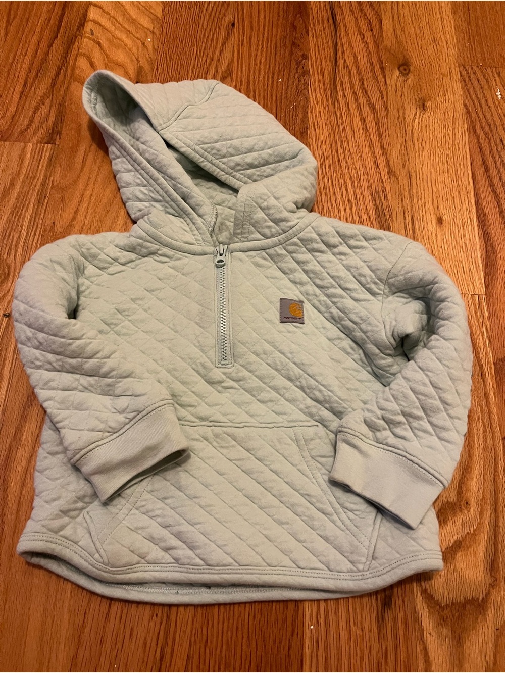 Carhartt Infant Long Sleeve Quilted Jersey Half Zip Sweatshirt